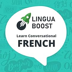 LinguaBoost - Learn Conversational French Audiolibro Por LinguaBoost arte de portada