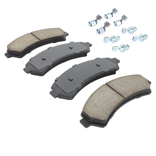 QUALITY-BUILT Front Semi-Metallic Brake Pads, Work Force 1002-0726M, Compatible with 1997-2005 Chevrolet/GMC/Isuzu/Oldsmobile (Blazer, Bravada, Hombre, Jimmy, S10, Sonoma) by Quality-Built - Used condition - Image 2