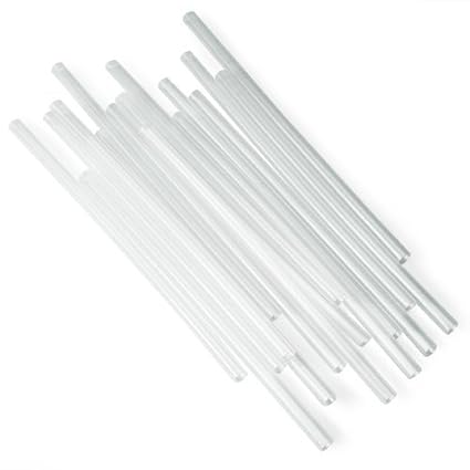 Pitillos desechables Perfect Stix transparentes 7.75 in, 500 uds