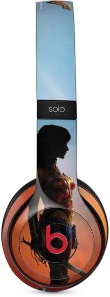 Skinit Decal Audio Skin Compatible with Beats Solo 3 Wireless - Officially Licensed DC Comics Wonder Woman Gold Emblem Design