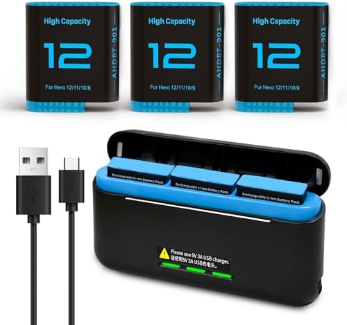 1720 mah hero 9 fuld afkode batteripakke micro u... - Grandado 1720 mah hero 9 fuld afkode batteripakke micro u... - Grandado