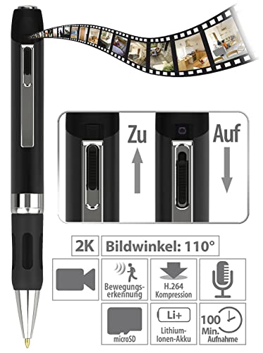 Kugelschreiber Kamera OctaCam Diskrete Videoüberwachung und Fotografie