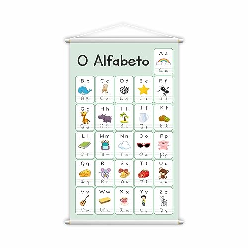 Banner Alfabeto 4 Letras Pedagógico Escolar Infantil 60x40cm