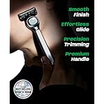 DORCO SLEEK 6 Blade Razor for Men with 2 Cartridges | Men's Cartridge Razors with Razor Handle and Smooth Shaving Blades | Men’s Razors with Multi-Flex Technology - Image 2