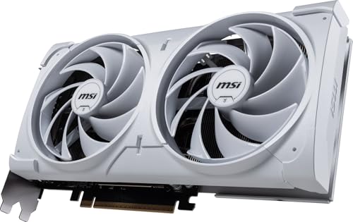 Image of MSI GeForce RTX 5070 12G Ventus 2X OC White Graphic Card - NVIDIA GeForce RTX 5070 GPU, 12GB GDDR7 192-bit Memory, 28 Gbps, PCI Express Gen 5 Interface, Upto 2542 MHz, TORX Fan 5.0