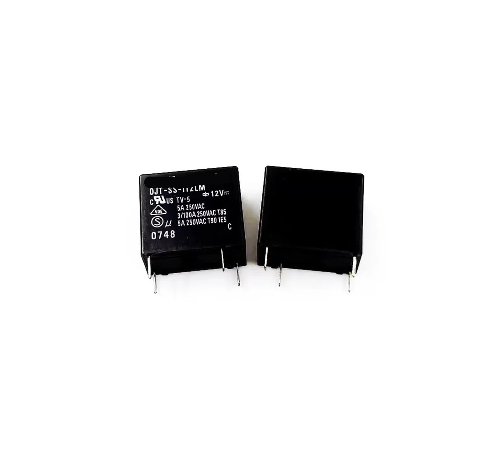 Relé OJT-SS-112LM de 12V y 5A para circuitos impresos pack de 5 unidades 2