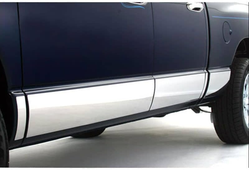 14pc Chrome Rocker Panels for Chevy Silverado 2007-2013 Crew 6.8' Bed 6'' Wide
