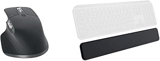 Logitech MX Master 3S - Wireless Performance Mouse with Ultra-fast Scrolling & MX Palm Rest for MX Keys, Premium, No-Slip ...