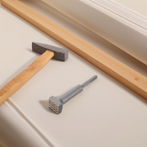 Cincel eléctrico para renovar baños y cocinas levantando azulejos viejos de las paredes 6
