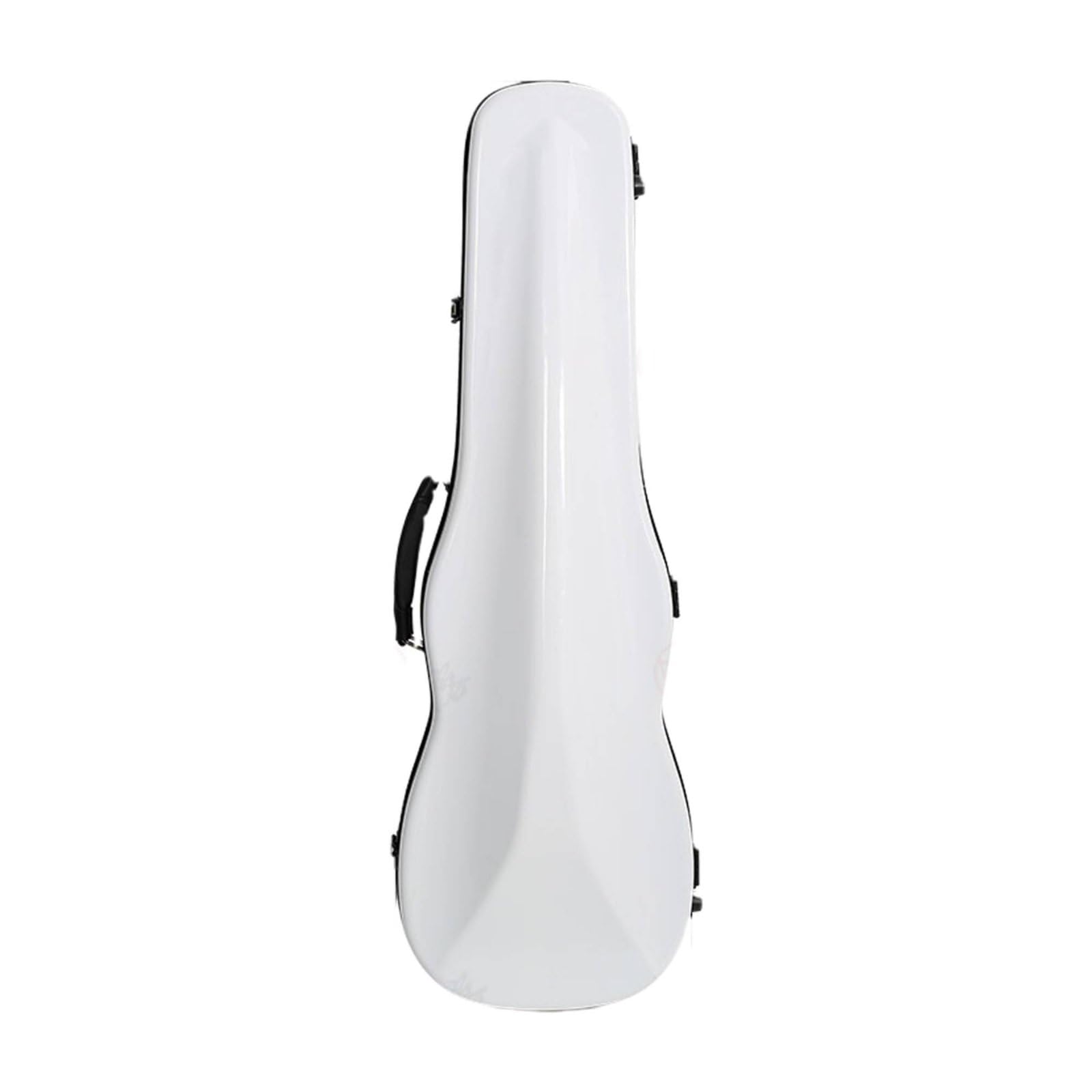 Colcolo Custodia per Violino Professionale con Manico in Pelle Cinghie Regolabili Staccabili E Capiente Adatta per Trasporto Strumenti Conservatorio Scuola, Bianco, Triangolo