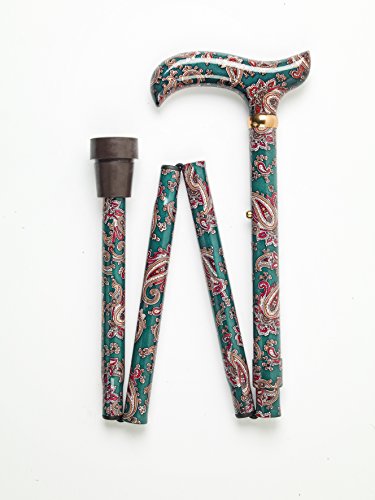 Preisvergleich Produktbild Gehstock - Paisley Grün