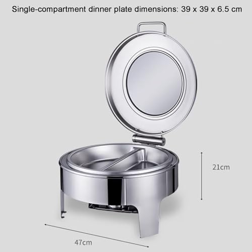 Juego de platos para rozaduras con tapas transparentes – Bandejas de 6,5 cm para servir alimentos para catering, fiestas, eventos y bufés – ideal para mostrar platos calientes