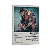 IVNE HY5V Anuel AA Las Leyendas Nunca Mueren 1 Canvas Poster Wall Decorative Art Painting Living Room Bedroom Decoration Gift Frame-style12x18inch(30x45cm)