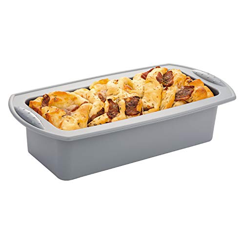 Forma para Pão de Silicone Euro Cinza