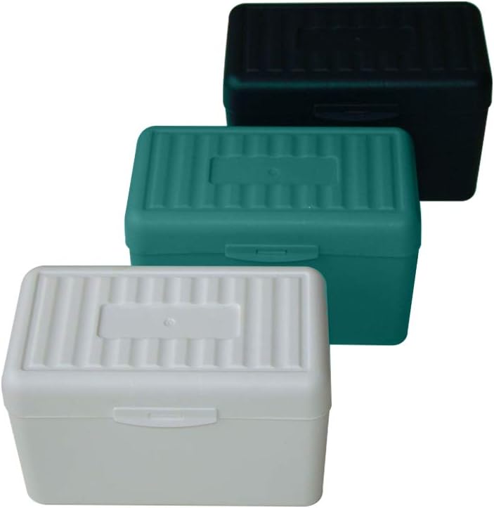 3x5 inches Index Card Holder - Index Card Box - Notecard Box - Flash Card Holder - Index Card Organizer, Note Cards, Flashcards, Recipes and Addresses, Pack of 3