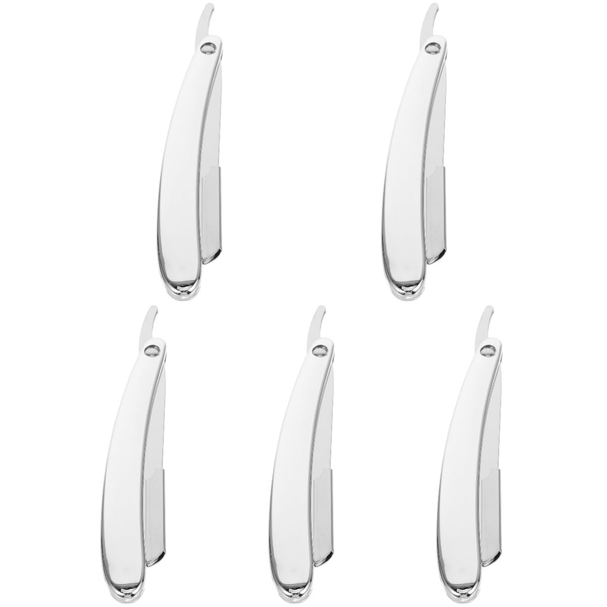 5St Klingen Friseurklinge Haarschneider für Männer kahl Clipper Trimmer Rasierzubehör friseur rasierer halter Männer Rasiermesser Versorgung Rasierhalter für Herren Überzug Beavorty