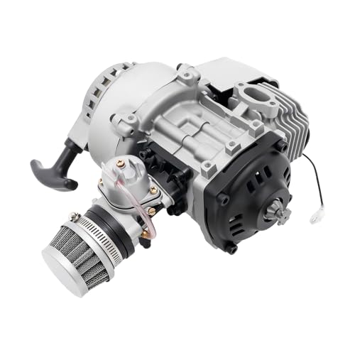 [Funzionamento semplice]: il motore Pocket Dirt Bike 2 tempi dispone di un sistema di accensione elettronica, che porta a una maggiore efficienza energetica e di accensione. In questo modo è possibile avviare il motore Pocket Dirt Bike a 2 tempi in modo rapido e sicuro.