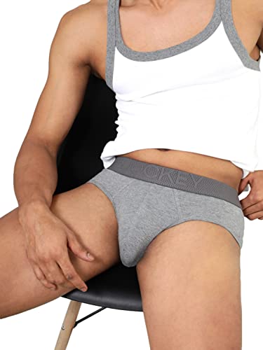 Image of Jockey LM05 Men Bamboo Cotton Elastane Stretch Breathable Mesh Brief with StayDry Treatment