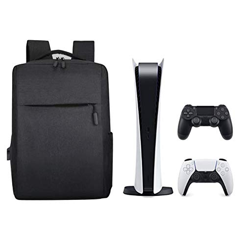 LANGYA Bolsa de armazenamento de viagem, mini bolsa portátil para PS5, mochila de viagem leve Waterp