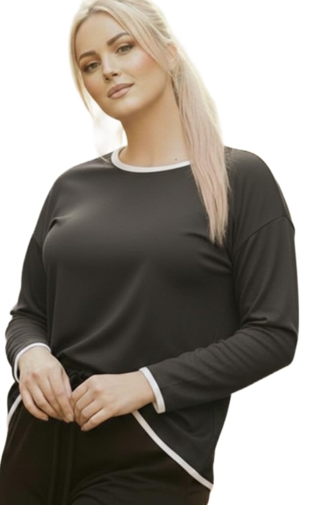 irana Women Full Sleeve T-Shirt for Women & Girls | Long Sleeve Cotton T Shirt | Full Sleeves Round Neck Top | Casual Regular Fit Plain Solid Tee |Office Wear, College Wear, Gym Wear-picture-28