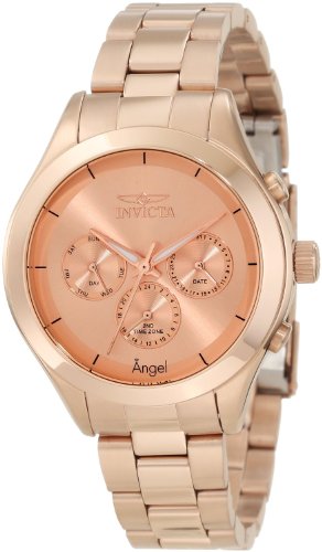 �C�����B�N�^ Invicta Women's 12467 Angel Rose Dial Rose Gold Ion-Plated Stainless Steel Watch [���s�A���i]