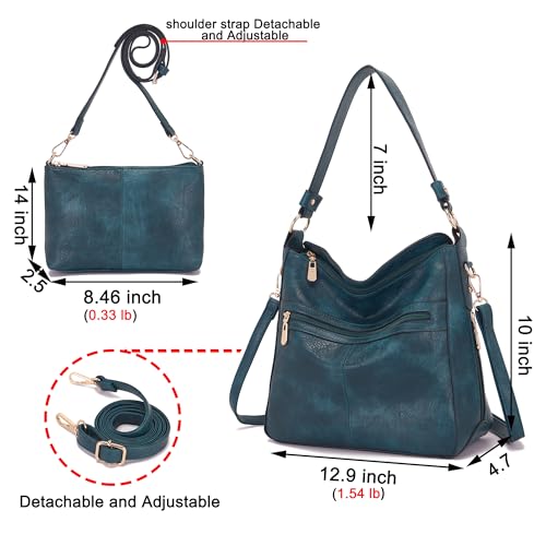 Women Large Crossbody Bags Ladies Satchel Shoulder Handbags Purse and Wallet Set for Women Totes Hobo Purses3