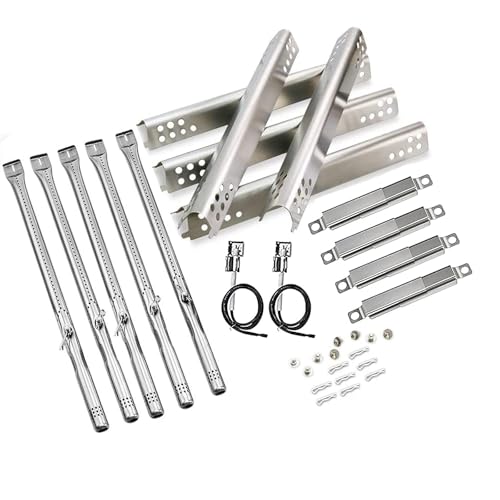 Parrillas de calefacción de repuesto para barbacoas para ahumadores, regulador de tubo de calefacción, accesorios de calefacción de metal, tubo de calefacción para barbacoa - imagen 4