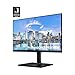 SAMSUNG FT45 Series 24-Inch FHD 1080p Computer Monitor, 75Hz, IPS Panel, HDMI, DisplayPort, USB Hub, Height Adjustable Stand, 3 Yr WRNTY (LF24T454FQNXGO),Black