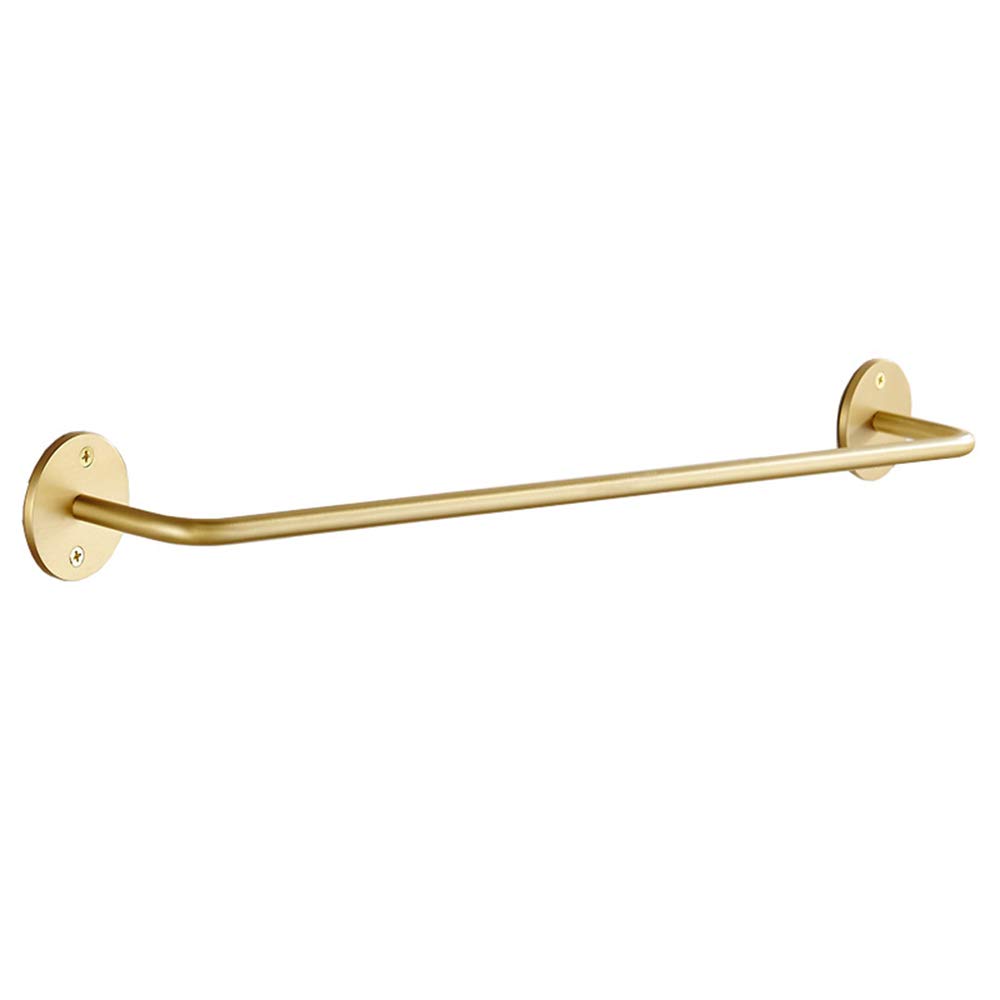 Toallero de latón cepillado dorado para pared de baño y cocina