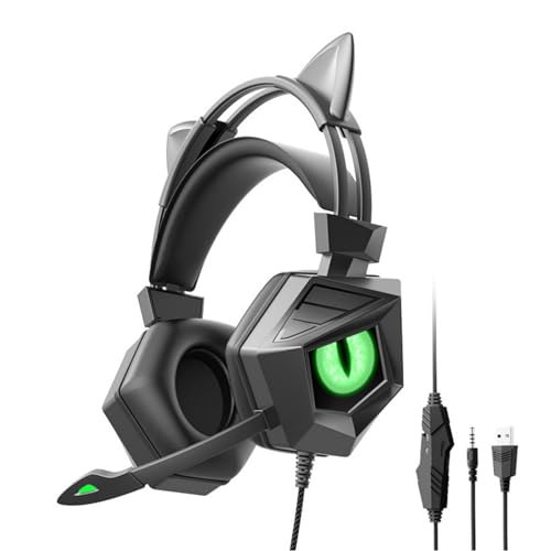 Q[~OwbhZbg Lwbhz I[o[C[ OL L̖ڂ̋P USB 4PIN1i1 vOjL3.5mm mCYLZO Xbox One X/PS4 Pro/PS5/Switch/X}z/Rs[^[/Laptop/P