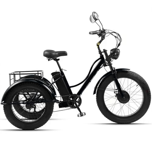Triciclo elettrico adulti con portata massima di 200 kg, ideale per la mobilità degli anziani.