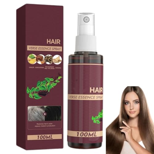 Spray para cabello Essence, spray para cabello gris, acondicionador Essence, acondicionador para oscurecer el cabello, spray Essence para cabello gris para hombres y mujeres (1 piezas)
