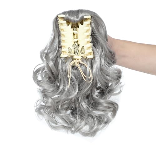 25cm Wavy Claw Clip on Ponytail Hair Extensions - Image 3