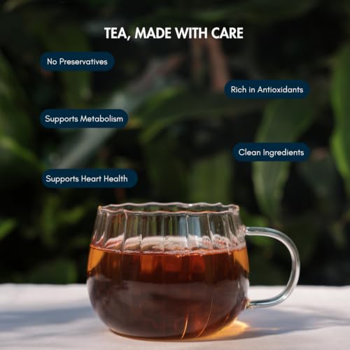 Image of 1950 Origins Golden Dusk Assam Orthodox Whole Leaf Black Tea, 80g Tin Caddy | 100% Natural Rich & smooth Chai | Premium Loose Long Leaf Black Tea | Chai Patti
