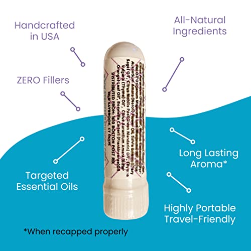 Lights Out Aromatherapy Nasal Inhaler (2Pk) – Relaxing Essential Oil Blend With Lavender And Neroli – Natural Undiluted Essential Oils – Relaxation And Sleep Support – Great Gift Idea #TOP2