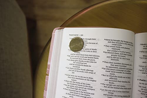 niv thinline bible leathersoft pink red letter comfort print