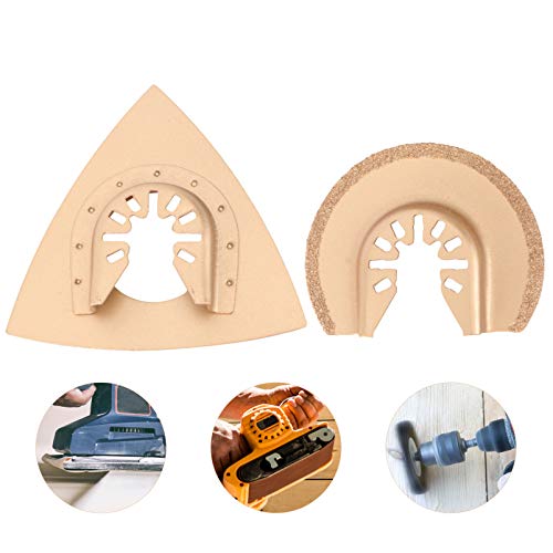 NICEXMAS 2 PeÃ§as de LÃ¢minas Oscilantes de Carboneto de MÃºltiplas Ferramentas de SubstituiÃ§Ã£o de