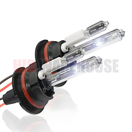 HID-Warehouse HID Xenon Replacement Bulbs - 9007 6000K - Light Blue (1 Pair)