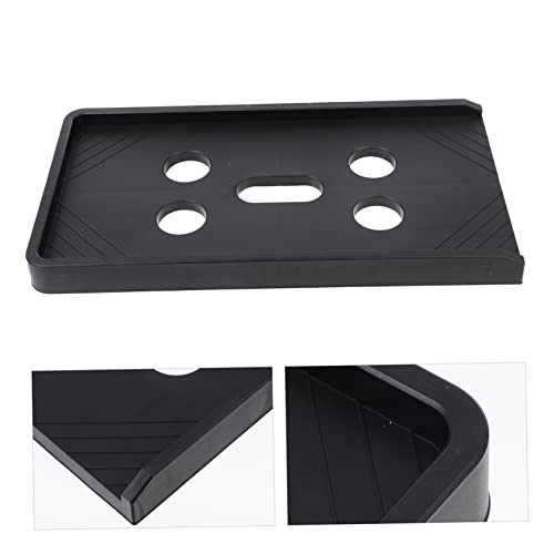 Soporte móvil para CPU con ruedas ajustables, elevador para torre de computadora de escritorio, soporte para torre de PC de plástico para oficina y hogar miniatura 6