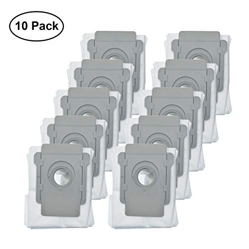Lemige 10 Packs Vacuum Bags for iRobot Roomba i7 i7+/Plus s9+ (9550) Clean