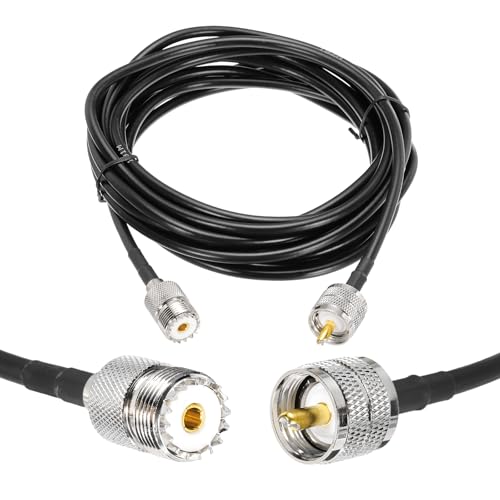 Câble coaxial RG58 50 Ohm UHF mâle femelle rallonge antenne pour analyseur et radio