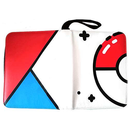 Trading Card Binder With Sleeves,900 Pockets Zipper Binder Card Holder Collectors Album Carrying Case With 50 Platinum 18-Pocket Sheets For Tcg Baseball And Football Cards Organizer #TOP7