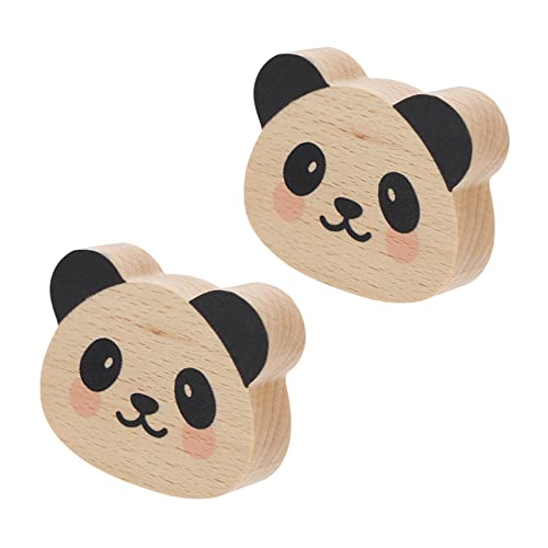 SOIMISS 2Stücke Panda Holz Kleiderhaken