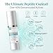 Skin Perfection Multi-Peptide Serum for Face with 8 Clinical-Strength Actives - Reduces Appearance of Expression Lines - Anti-Aging Formula with Matrixyl 3000, Argireline, Snap-8 1 oz