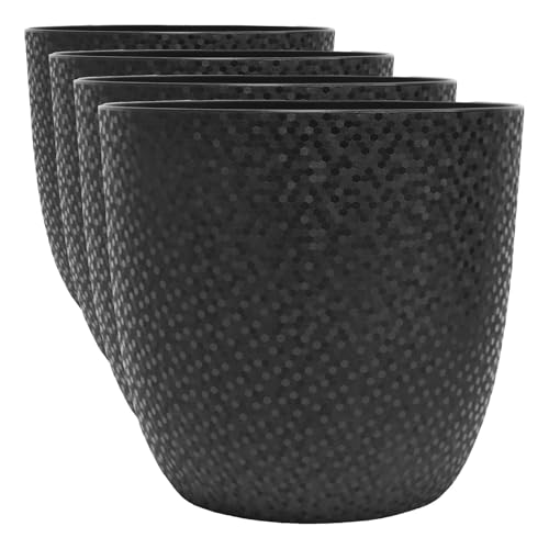 Cache-Pot Opale Ø 13,7 cm EDA noir pot plante intérieur - 2