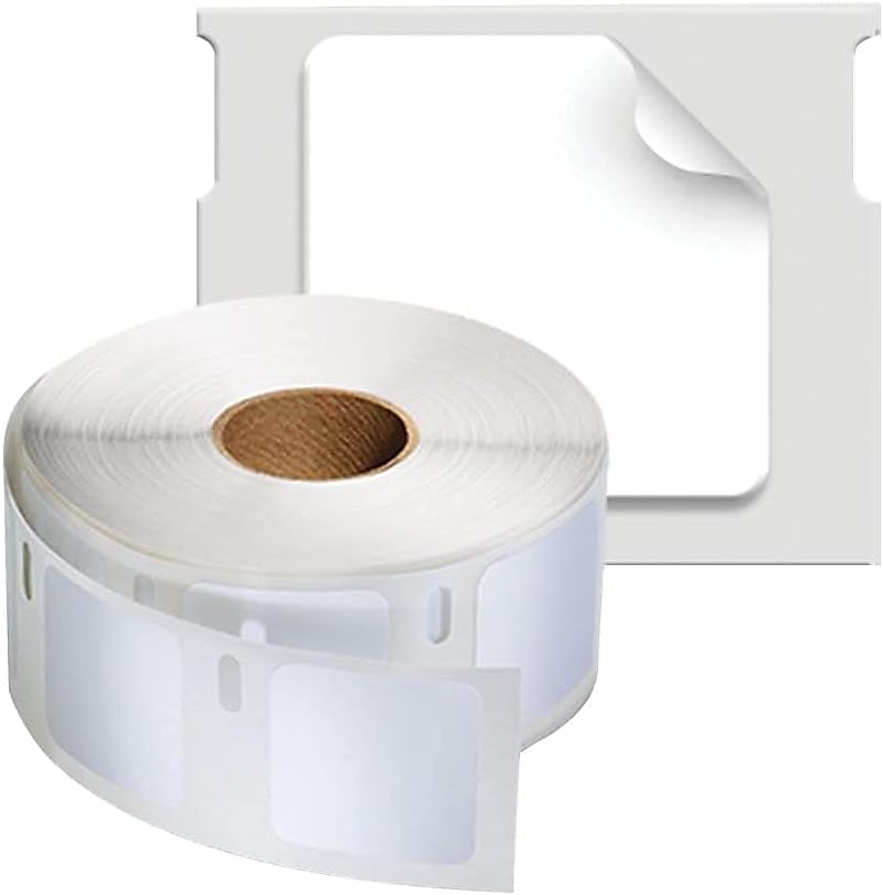 Dymo 30332 LabelWriter MultiPurpose - Permanent adhesive labels - black on white - 0.98 in x 0.98 in 750 label(s) (1 roll(s) x 750) - for DYMO Desktop Mailing Solution Twin Turbo LabelWriter & Scale