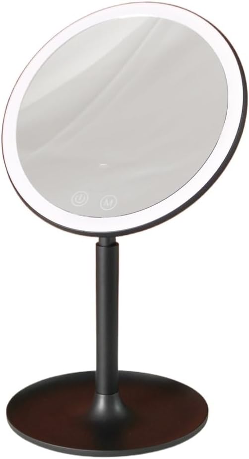 Rechargeable Travel Makeup with Portable Lighted Beauty Mirror3 Color Lighting