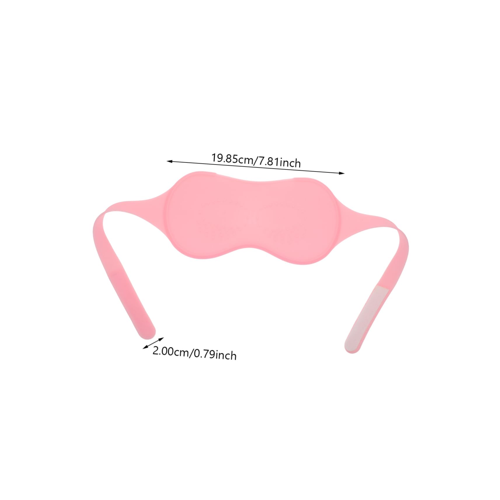 Antifaz de Silicona Gel Rosa para Dormir y Compresa Ocular