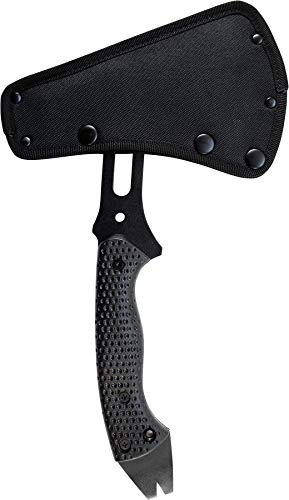 Schrade SCAXE5 12.8in Full Tang Tactical Hatchet with 3.1in High Carbon Steel Blade and Nylon Fiber Handle for Outdoor Survival, Camping and Everyday Tasks