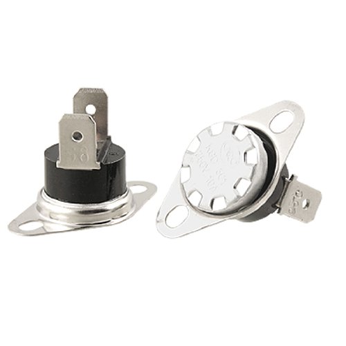 Sourcing Map uxcell KSD301 Thermostat 95C/203F 10A Normally Closed N.C Adjust Snap Disc Temperature Switch for Microwave, Oven 2pcs